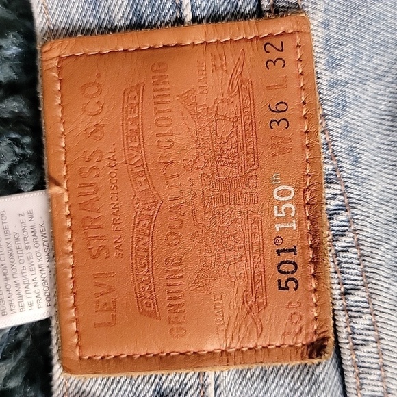 Levi's 501 original jeans 150th anniversary special patchwork - Picture 10 of 13